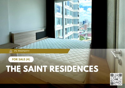 Condos for sale : Urgent Sale 🔥 The Saint Residences 🔥 Near MRT Phahon Yothin – Fully furnished and equipped with appliances.