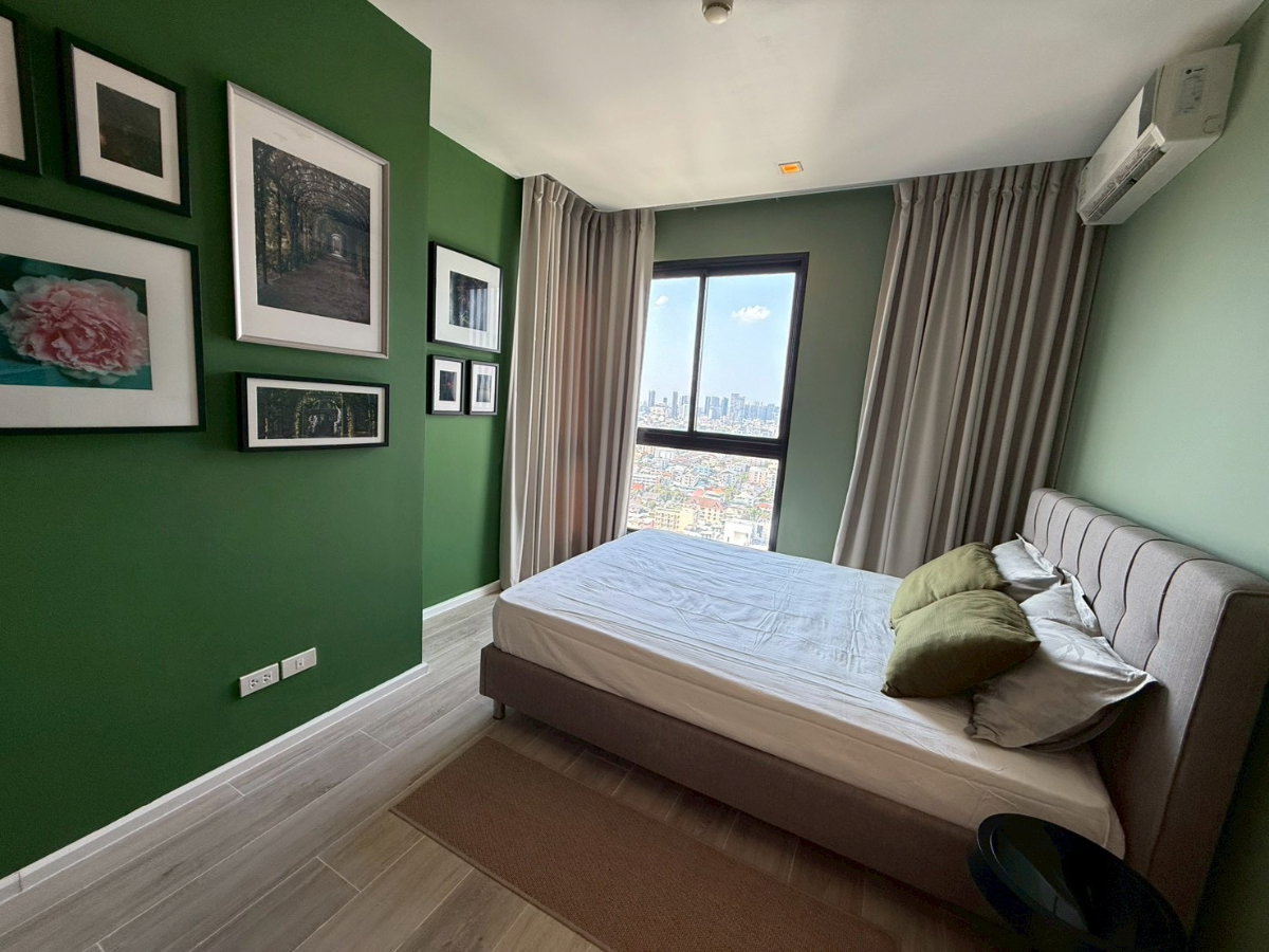 รูป Available for rent! Quinn Ratchada17. A Cozy Spacious 2 Bedroom with 65 sqm.size. Fully furnished with high floor. Ready to move in. - รูปที่ 12/14