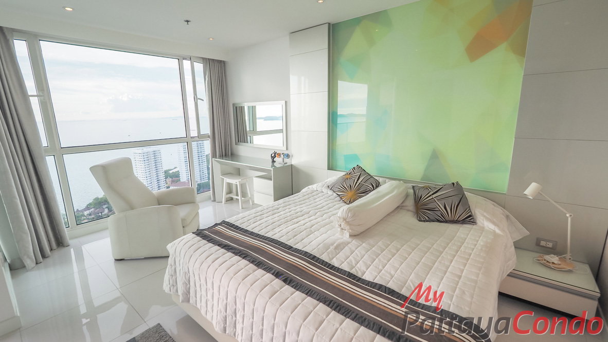 picture 🛏️ 3 Bed - 🛁 4 Bath - 🏙️ Sea View - 🌏 FOREIGN name - 🏢 Sky Residences Pattaya - Ref: AMR97 - 33/37