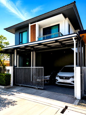 Houses for sale Chonburi : Patta Define Corner House for Sale