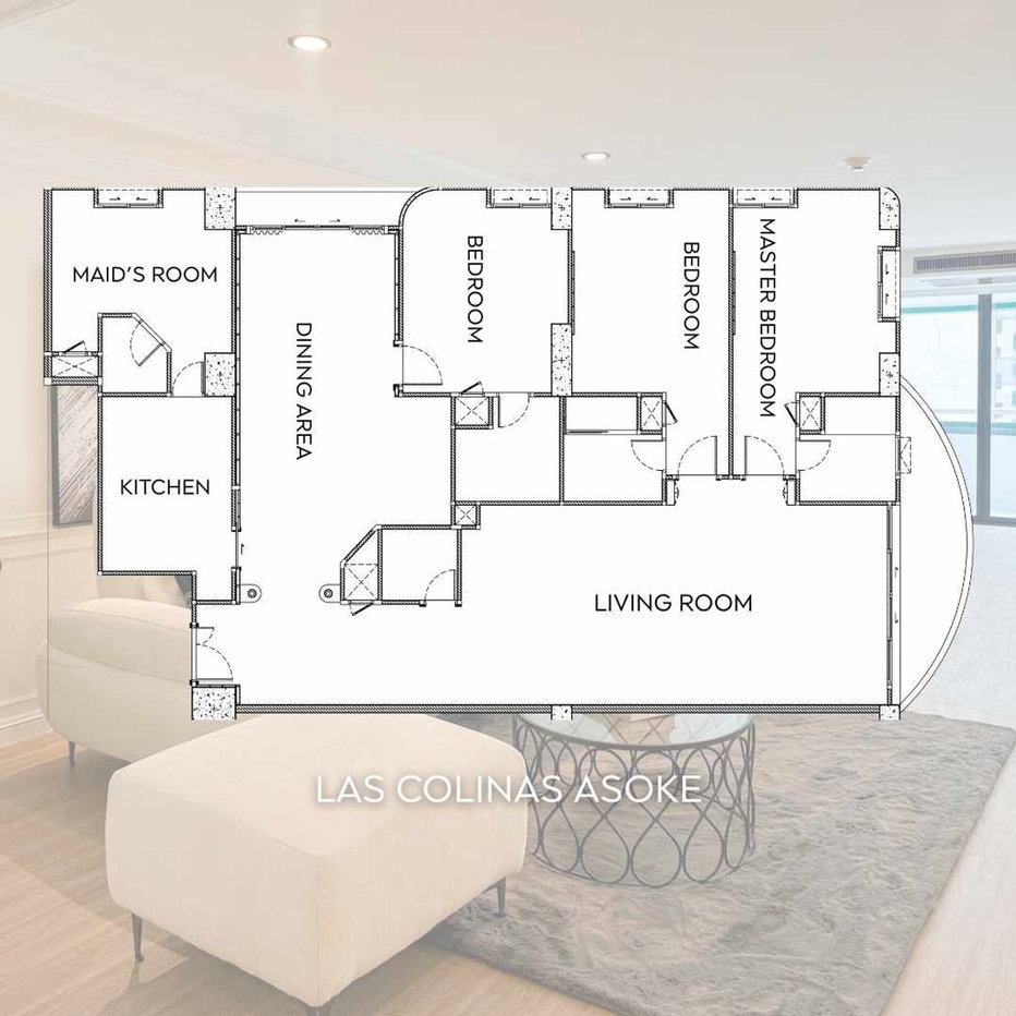 รูป Best Price 🔥ขาย Las Colinas ห้องสวยมาก ตกแต่งครบ ชั้นสูง วิวเมือง ใกล้ BTS อโศก 💗 DS3780 | Line @Dstay - รูปที่ 37/37