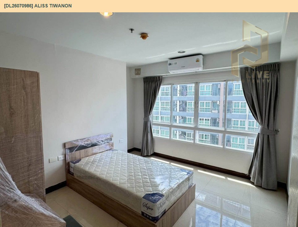 รูป DL26070986 ให้เช่าคอนโด เอลิส ติวานนท์ (Aliss Tiwanon) ใกล้ - พร้อมเข้าอยู่ โทรด่วน 0614453194 LineID @952jdxxk - รูปที่ 11/13
