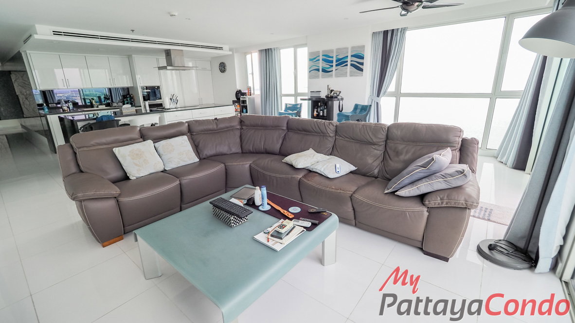 picture 🛏️ 3 Bed - 🛁 4 Bath - 🏙️ Sea View - 🌏 FOREIGN name - 🏢 Sky Residences Pattaya - Ref: AMR97 - 14/37