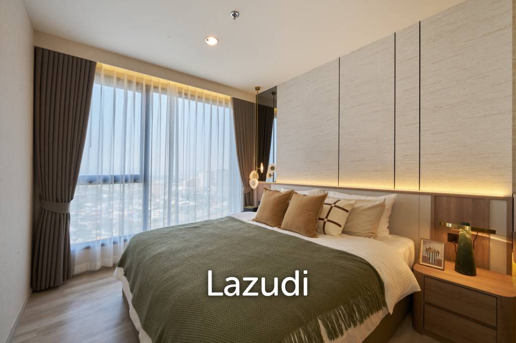 รูป 42.96 sqm high-floor 2 bed condo at Ideo Mobi Sukhumvit East Point Bangna - รูปที่ 9/12