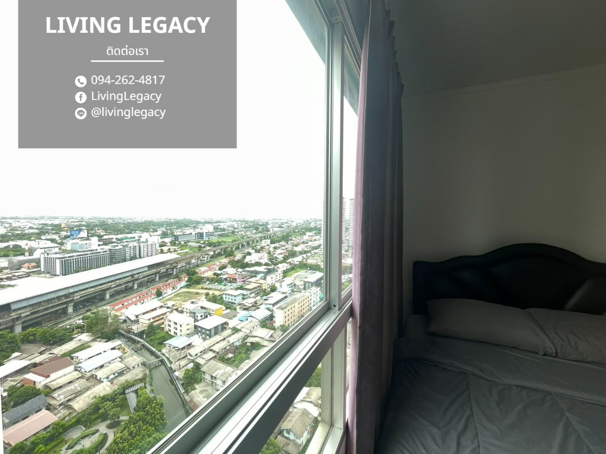 รูป SSYXBN เช่าด่วน คอนโด Lumpini Place Srinakarin - Huamark Station 26 ตร.ม. | ชั้น 25 | 1 นอน 1 น้ำ | 12,000 บาท/เดือน | LINE: @livinglegacy - รูปที่ 15/16