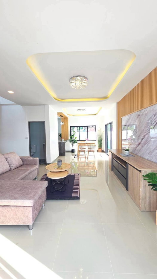รูป บ้านเดี่ยว หลังใหญ่ กว้างขวาง แต่งใหม่ หมู่บ้านพนาสนธิ์การ์เด้นโฮม2 ถ.เลียบวารี79 หนองจอก เฟอร์นิเจอร์สวยพร้อมอยู่ - รูปที่ 5/18