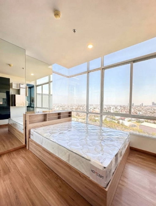 รูป ✨ดีไซน์อบอุ่น แต่งครบจบที่เดียว! | The Sky Sukhumvit • 1นอน 35.5ตร.ม. ชั้นสูง | ใกล้ BTS อุดมสุข | เช่า 13,500.- ⚡ห้องสวยไปไว ทักด่วน! - รูปที่ 4/10