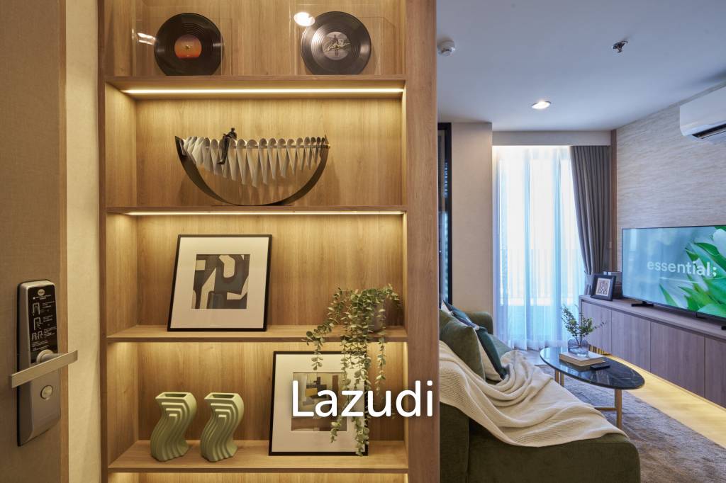 รูป 42.96 sqm high-floor 2 bed condo at Ideo Mobi Sukhumvit East Point Bangna - รูปที่ 3/12
