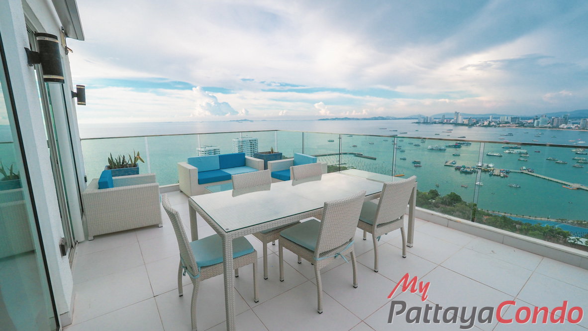picture 🛏️ 3 Bed - 🛁 4 Bath - 🏙️ Sea View - 🌏 FOREIGN name - 🏢 Sky Residences Pattaya - Ref: AMR97 - 15/37