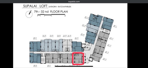 Owner Post Sell Supalai Loft Sathron - Ratchaphruek