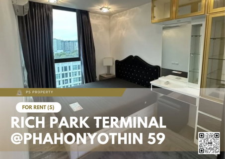 รูปภาพ ให้เช่า 🔥 Rich Park Terminal @Phahonyothin 59 🔥 เฟอร์นิเจอร์ และ เครื่องใช้ไฟฟ้าครบ ใกล้ ม.เกษตรศาสตร์