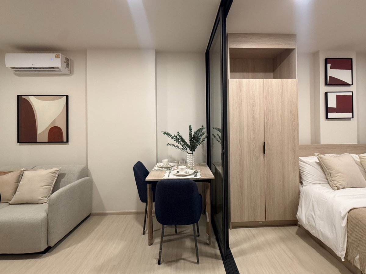 รูป 🏙️ ให้เช่า ดีคอนโด คีรี for rent dcondo kiri 10,000 บาท/เดือน ชั้น 3 ตึก A นัดชมห้องได้ LINE: @802dkhwu - รูปที่ 6/8