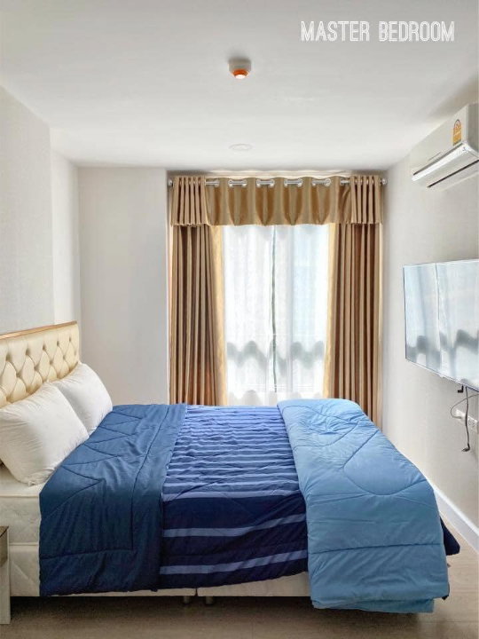 รูป 2 ห้องนอน🦊HunterCondo🦊เมโทร ลักซ์ โรสโกลด์ พหล - สุทธิสาร - รูปที่ 2/9