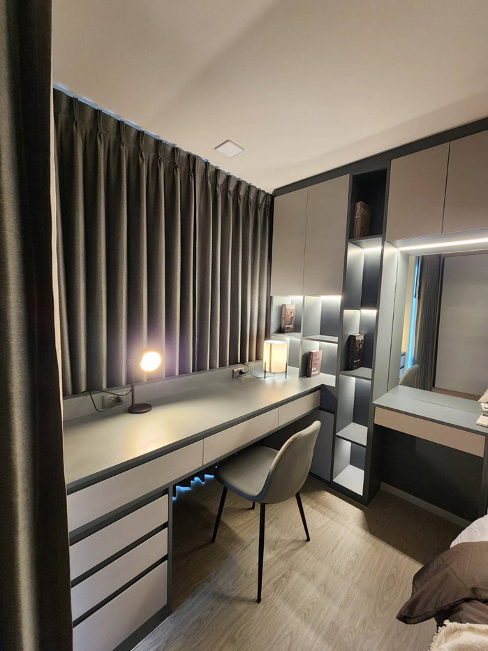 รูป 🐳 ขาย kave Island ห้อง 1 bed plus (2 ห้องนอน) พท 38 ตรม. 3 50 ลบ.ตึก C ชั้น 5 ห้องมุม วิวสระฝั่ง Caribbian  - รูปที่ 3/20