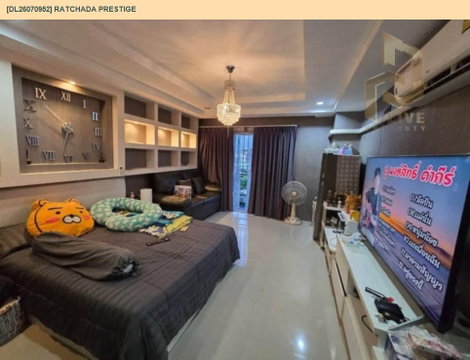DL26070952 Condo for sale, Ratchada Prestige near -, ready to move in, call urgently 0653619502 LineID @952jdxxk