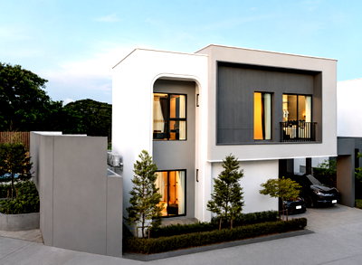 Houses for sale Chiang Mai : Luxury Pool Villa for Sale Modern luxury pool villa with a private swimming pool