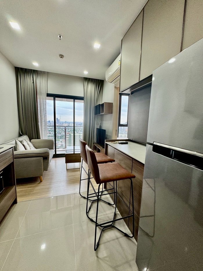 รูป 🌆 ให้เช่า: THE LINE Phahon - Pradipat ใกล้ BTS สะพานควาย เพียง 550 ม. | ชั้นสูง วิวเมือง @90condo 🌃 - รูปที่ 1/7
