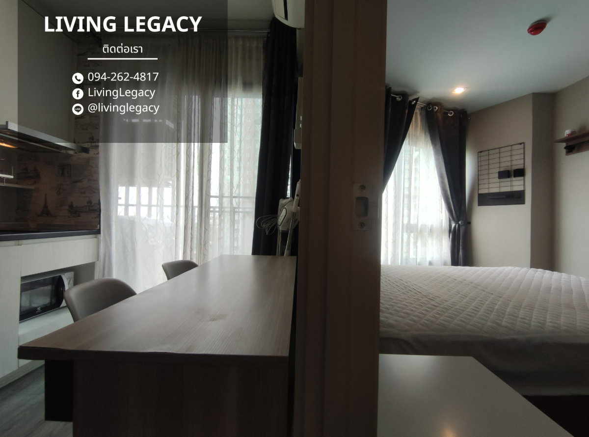 รูป SIIE97 เช่าด่วน คอนโด Rich Park @ Triple Station 29 ตร.ม. | ชั้น 6 | 1 นอน 1 น้ำ | 12,000 บาท/เดือน | LINE: @livinglegacy - รูปที่ 9/14
