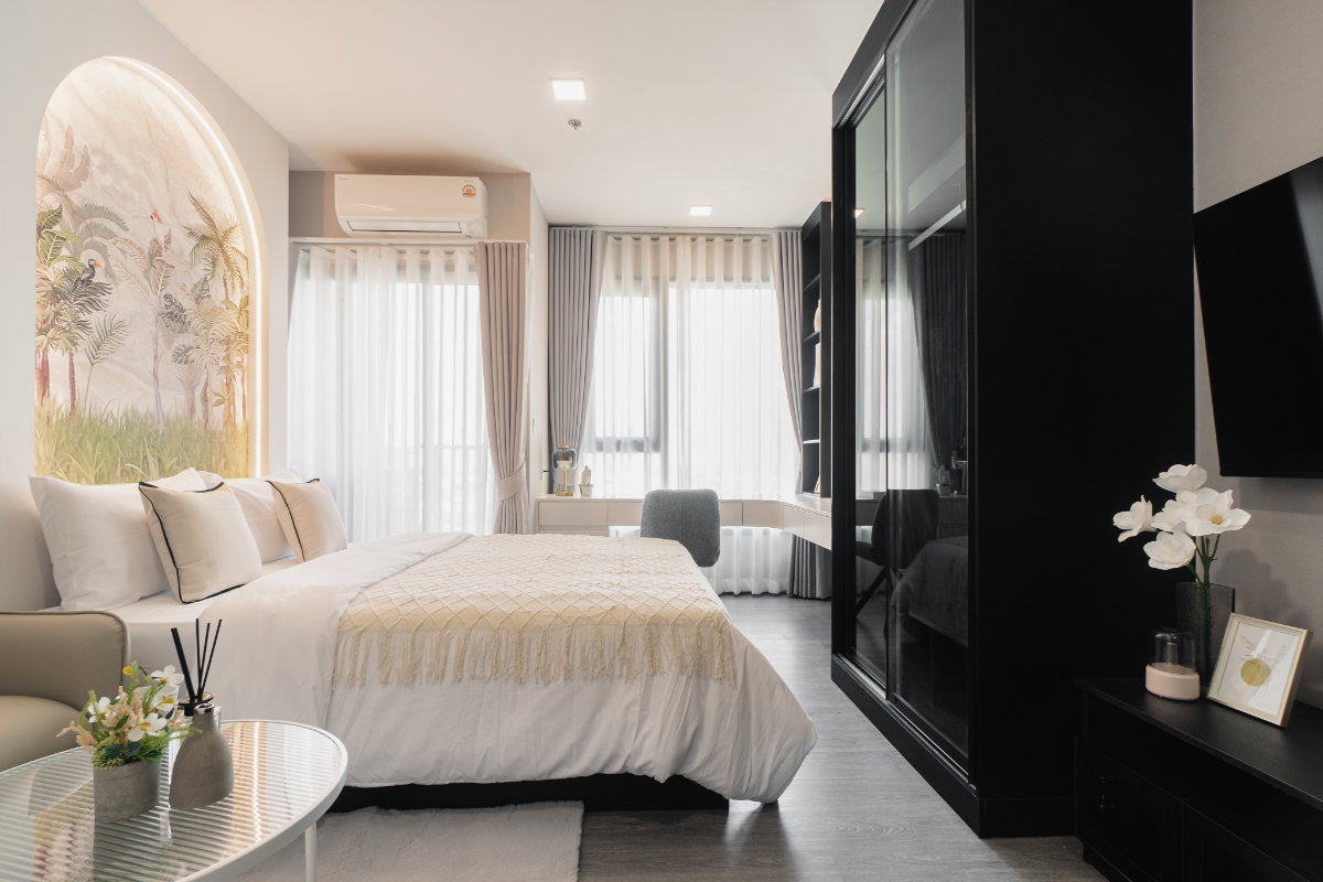 รูป 🏡 ให้เช่า Modiz Avantgarde 12,500฿💖 ✨ ชั้น 27 ตกแต่งสวยมากกกกกกก ✅️ พร้อมเข้าอยู่ - รูปที่ 1/14