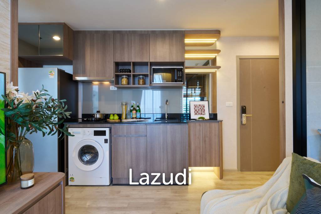 รูป 42.96 sqm high-floor 2 bed condo at Ideo Mobi Sukhumvit East Point Bangna - รูปที่ 5/12
