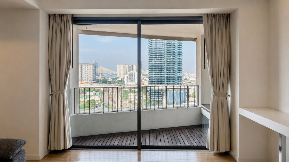 รูป 🔥 ราคาหลุดจอง! คอนโดหรูติดแม่น้ำThe Pano Rama 3 ห้องพร้อมอยู่ Fully Furnished วิวเมือง Luxury Skyline - รูปที่ 2/9