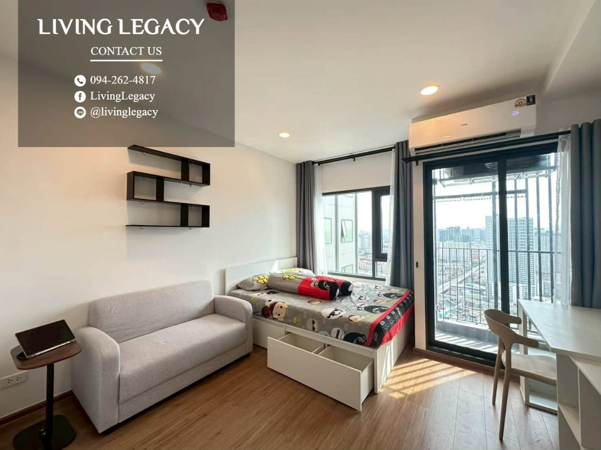 รูป TID0J9 เช่าด่วน! The Livin Ramkhamhaeng ชั้น 37 | 23 ตร.ม. | 12,000 บาท/เดือน | LINE: @livinglegacy - รูปที่ 2/10