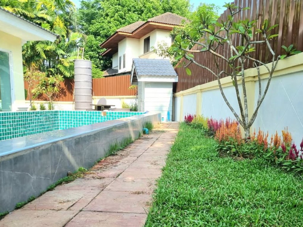รูป ให้เช่า บ้านในหมู่บ้าน มัณฑนา หางดง บ้านรีโนเวทใหม่ พร้อมเข้าอยู่ (ID:628HR) - รูปที่ 29/37