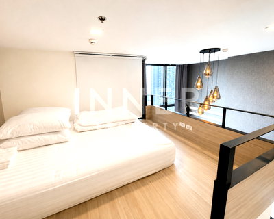 คอนโดให้เช่า : ใกล้ Central Rama 9🏙️(For Rent/ให้เช่า) Chewathai Residence Asoke 💵 23,000 THB (Duplex - Loft, 37 sqm) ชีวาทัย เรสซิเดนซ์ อโศก