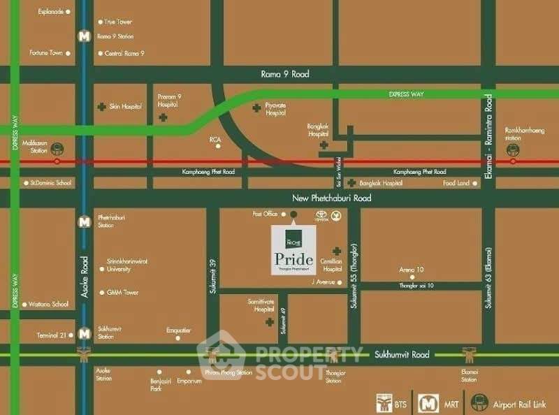 picture 1-BR Condo The Niche Pride Thong Lo-Phetchaburi, 6th Floor (36 Sqm) (ID 3099492) - 9/9
