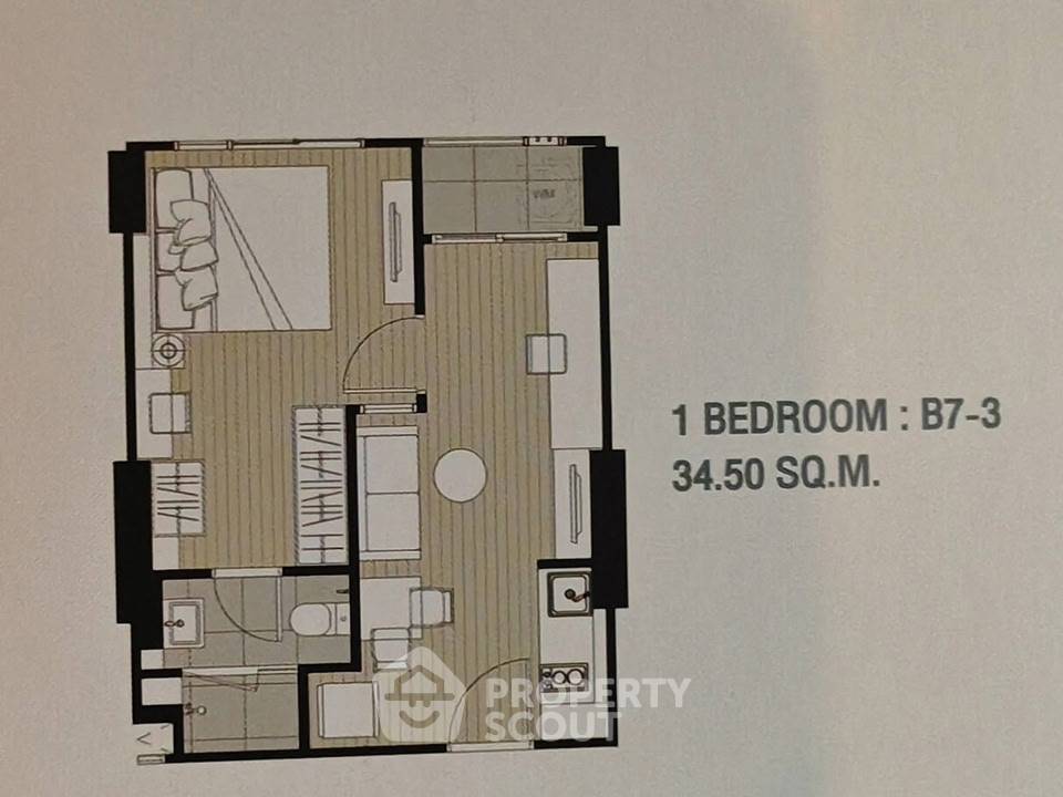 picture 20th-Floor 1-BR 34 Sqm At Ideo Chula Samyan Near MRT Sam Yan (400m) (ID 3102592) - 5/6