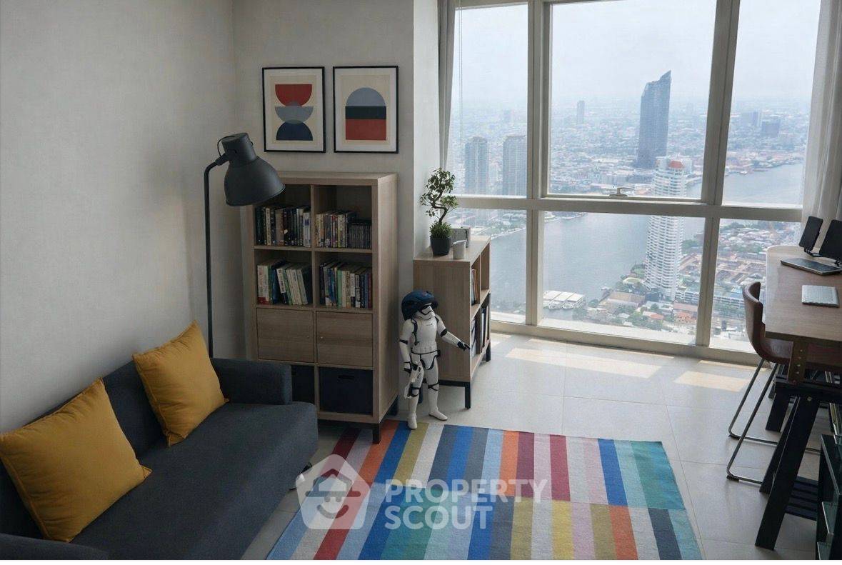 picture Pet-Friendly 3-BR High-Floor 207 Sqm The River, 400m to BTS Saphan Taksin (ID 3101786) - 4/12