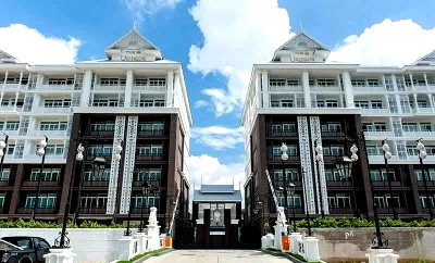 Condos for rent 700 Year Sports Arena Chiang Mai : 🎊🏙️ Luxury Corner Condo for Rent at The Unique Condo @ Koomueang | 54 sq.m. | Chiang Mai Old City Moat | Move-in Ready ✨