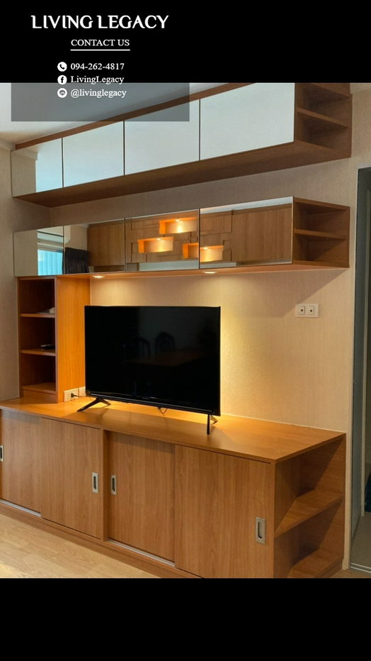 รูป SJOS5F เช่าด่วน คอนโด Lumpini Place Srinakarin - Huamark Station 32 ตร.ม. | ชั้น 12 | 1 นอน 1 น้ำ | 13,500 บาท/เดือน | LINE: @livinglegacy - รูปที่ 4/6