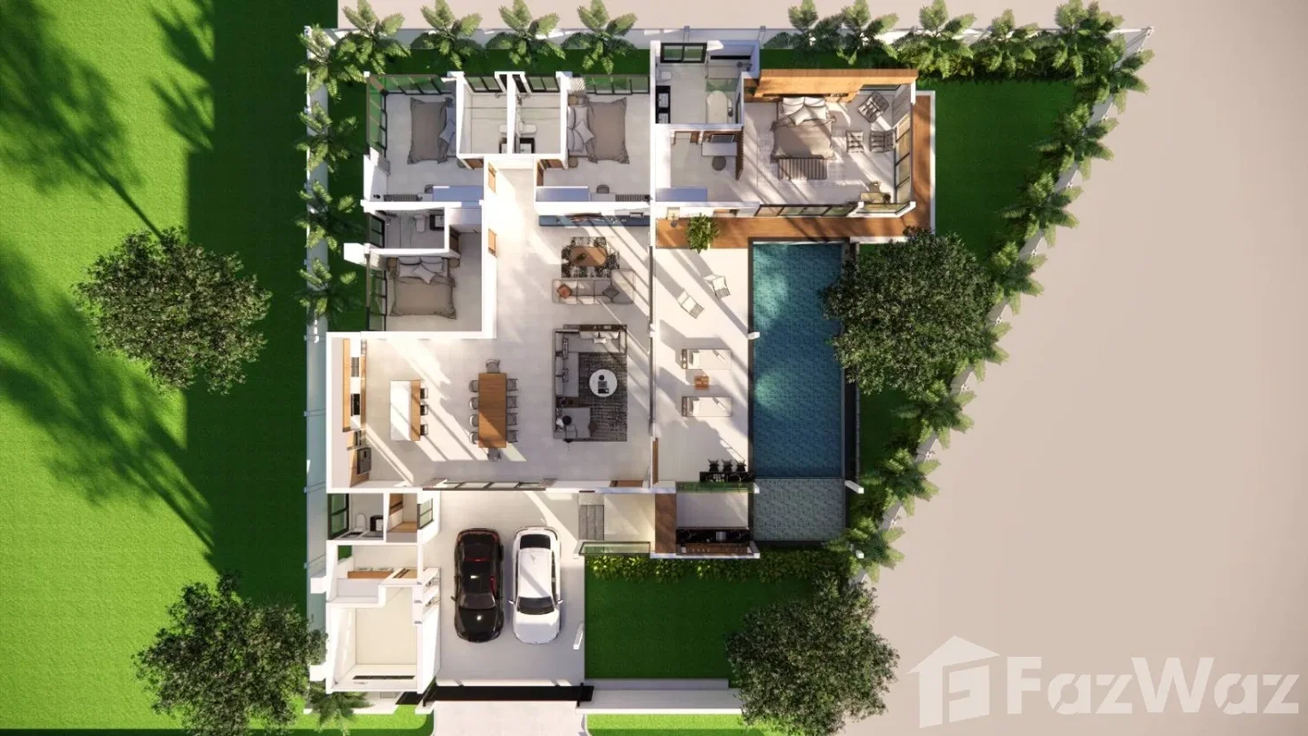 รูป ขาย วิลล่า 4 ห้องนอน ในโครงการ ในหานบ้านบัว 6595307 - รูปที่ 66/68