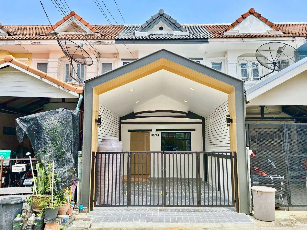 รูป ทาวน์เฮ้าส์ รีโนเวทใหม่ เฟอร์นิเจอร์สวย หมู่บ้านเมืองประชา ถ.หทัยราษฎร์ 35 ซ.67 คลองสามวา พร้อมอยู่ - รูปที่ 2/19