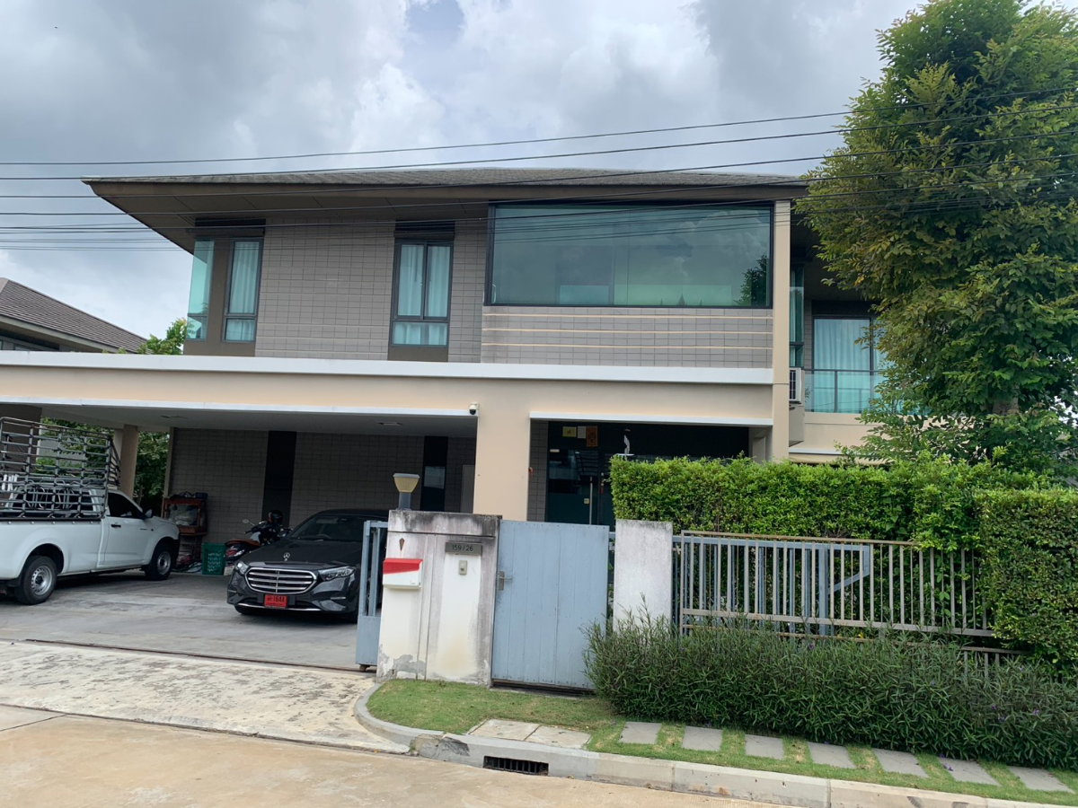 รูป ขายบ้านเดี่ยวหรู เศรษฐศิริ ปิ่นเกล้า กาญจนาภิเษก สาย2 หลังมุม ตามหลักฮวงจุ้ย อยู่แล้วรวยมาก บนพื้นที่ 140 ตารางวา 4ห้องนอน 4 ห้องน้ำ - รูปที่ 3/27