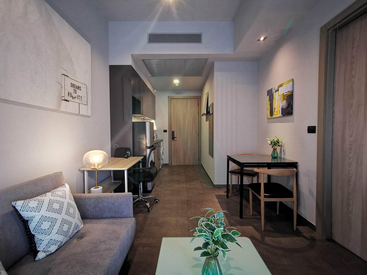 รูป 🔺 ให้เช่าคอนโด เดอะ ลอฟท์ อโศก อาคาร 1 ชั้น 8 1 ห้องนอน ขนาด 35.00 ตรม ใกล้ ร้านบ้านสวนอโศก - รูปที่ 2/8