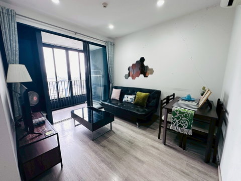 💙💛❤️(For Rent)Ideo Mobi Asoke 🚝300 m. MRT Petchaburi (📍 190 m. มศว.)