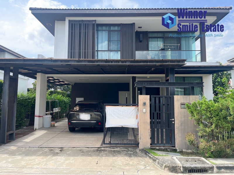 ขายบ้านเดี่ยว : ขายบ้านเดี่ยว มัณฑนา เลค วัชรพล โซนเฟส 2 ย่าน รามอินทรา สายใหม่ น่าอยู่มาก