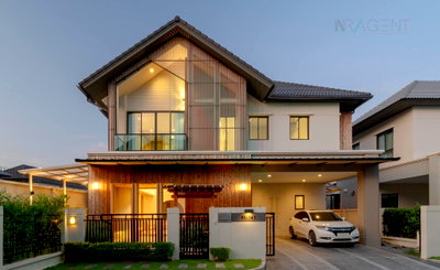 Houses for sale Samut Prakarn : For Sell House BANGKOK BOULEVARD SRINAKARIN - BANGNA 2-story 3 bedroom 4 bathroom