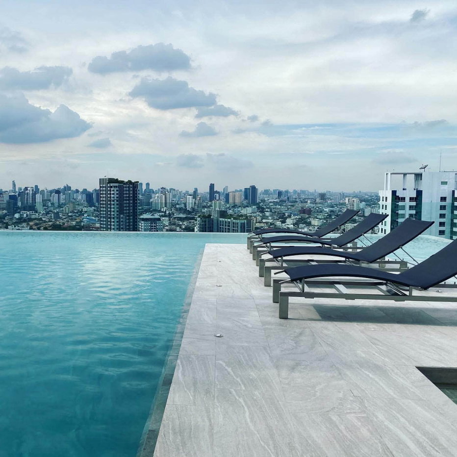 รูป ปล่อยเช่า คอนโดใกล้ BTS อ่อนนุช | Knightsbridge Prime Onnut |  ชั้นสูง เฟอร์นิเจอร์ครบพร้อมเข้าอยู่ , ใกล้ Habito Mall - รูปที่ 8/10