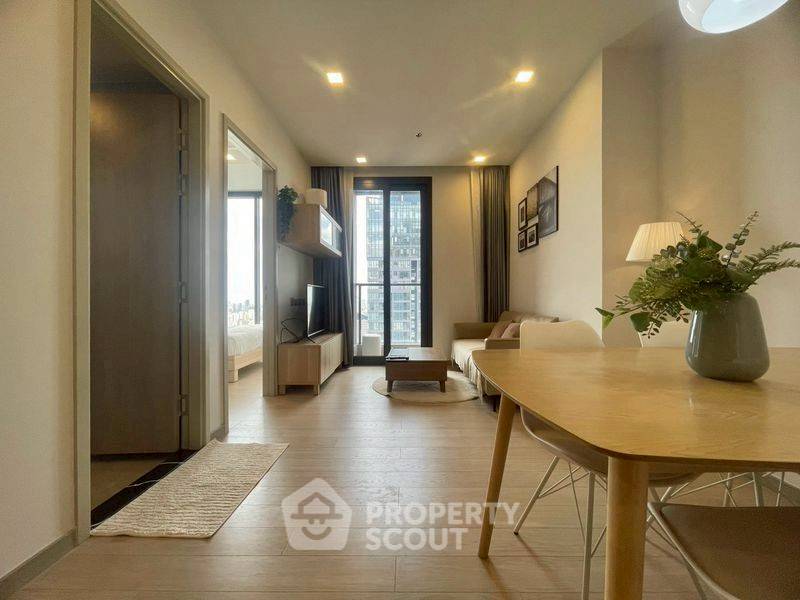 picture High-Floor 1-BR Condo at One 9 Five Asoke near MRT Phra Ram 9 (ID 3100494) - 4/8