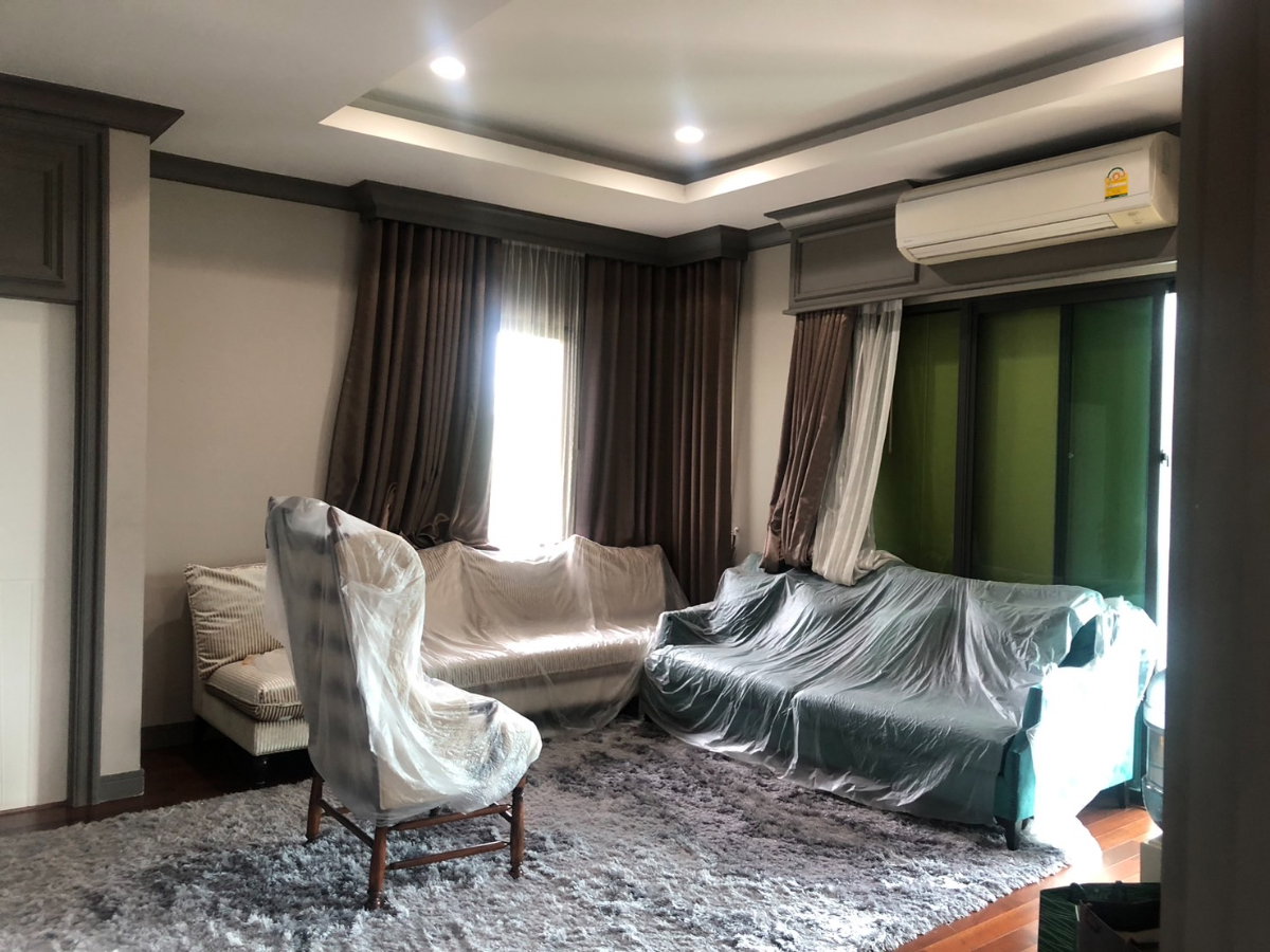 รูป ขายบ้านเดี่ยวหรู เศรษฐศิริ ปิ่นเกล้า กาญจนาภิเษก สาย2 หลังมุม ตามหลักฮวงจุ้ย อยู่แล้วรวยมาก บนพื้นที่ 140 ตารางวา 4ห้องนอน 4 ห้องน้ำ - รูปที่ 21/27