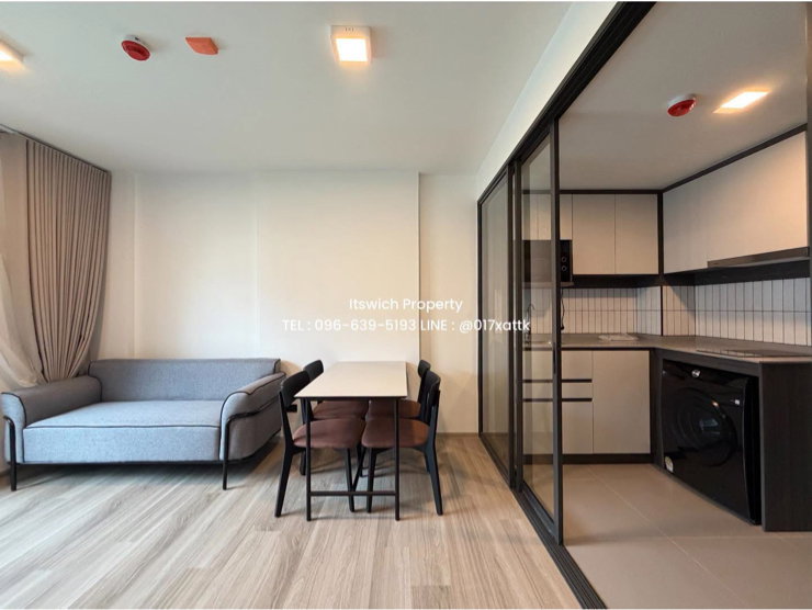 รูป [For Rent] คอนโด แชปเตอร์วัน มอร์ เกษตร 〰️ 2ห้องนอน2ห้องน้ำ โครงการใหม่ ห้องใหม่มือ1 พร้อมอยู่🌳 - รูปที่ 3/13
