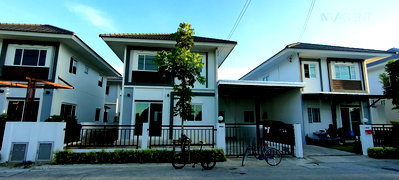 Houses for sale Samut Prakarn : For Sell Twin house LANCEO CRIB TEPARAK - TUMRU 2-story 4 bedroom 2 bathroom