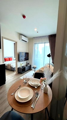 คอนโดให้เช่า : ✨🏙️ ให้เช่า NUE District R9 | ห้องใหม่เอี่ยม ไม่เคยเข้าอยู่ ติด MRT พระราม 9 เพียง 180 เมตร