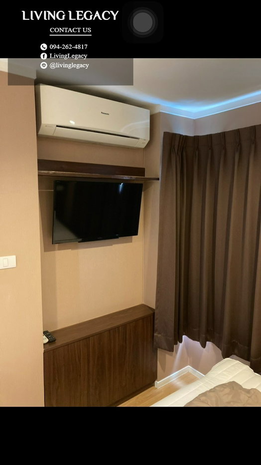 รูป SJOS5F เช่าด่วน คอนโด Lumpini Place Srinakarin - Huamark Station 32 ตร.ม. | ชั้น 12 | 1 นอน 1 น้ำ | 13,500 บาท/เดือน | LINE: @livinglegacy - รูปที่ 5/6