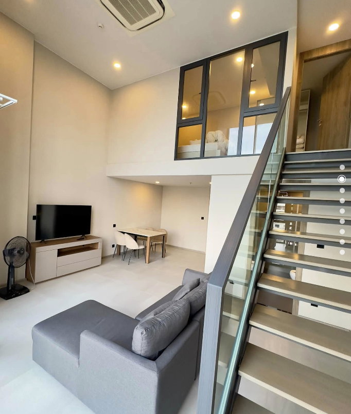 picture ✨🏙️ Cooper Siam | Duplex 1BR Condo for Rent | High Ceiling | Near BTS National Stadium, Chulalongkorn University & Samyan - 2/8