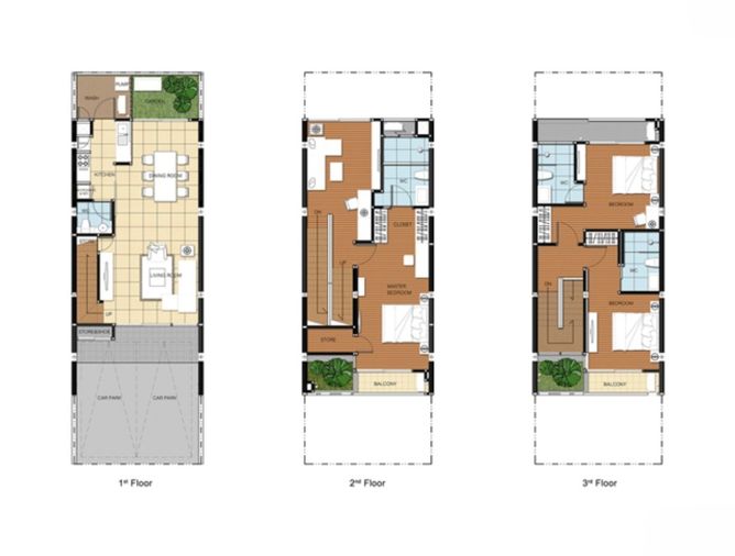 3-bed home office for sale, 220 sqm, 24 sq wah, SPACE Ladprao-Mengjai
