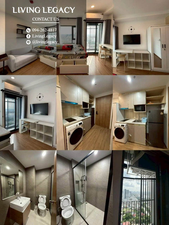 รูป TID0J9 เช่าด่วน! The Livin Ramkhamhaeng ชั้น 37 | 23 ตร.ม. | 12,000 บาท/เดือน | LINE: @livinglegacy - รูปที่ 8/10
